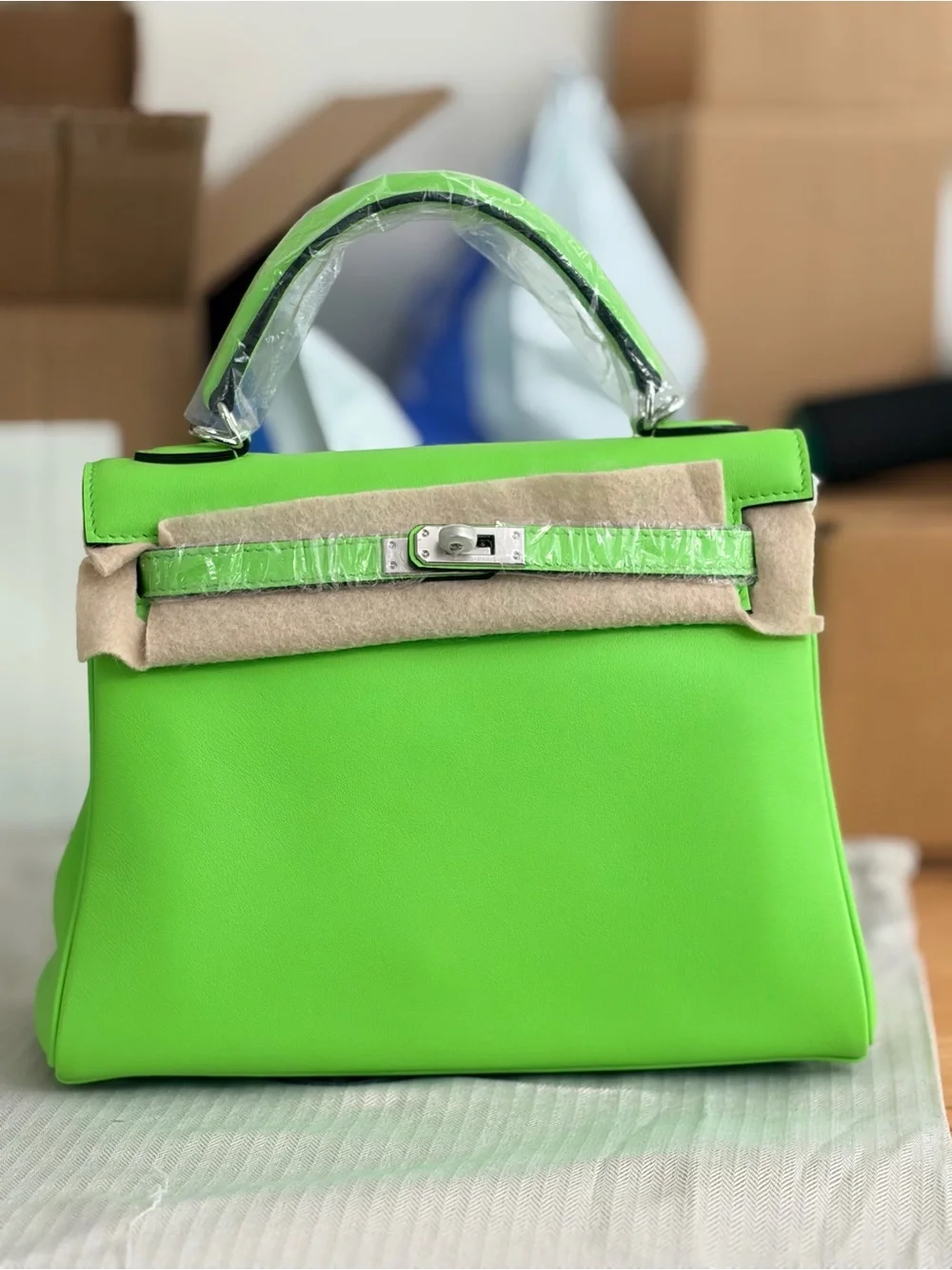 Limited Edition Kiwi Lichen NEON GREEN SWIFT Candy Kelly 25 Retourné PHW